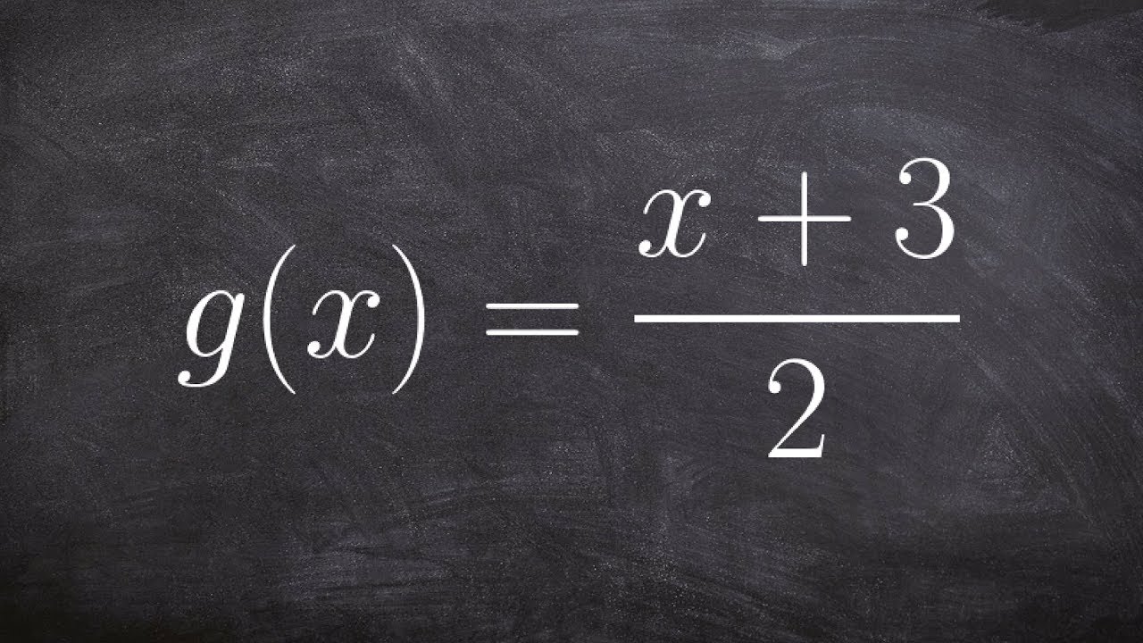 Finding the inverse of a rational function