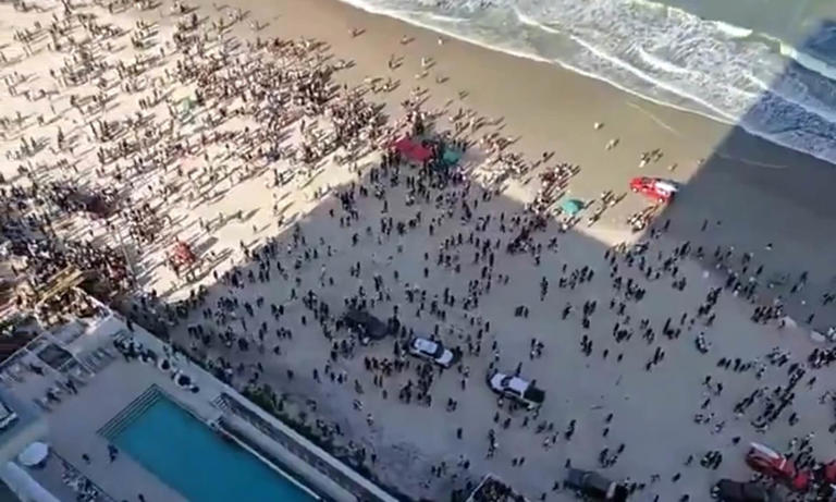 Spring break chaos as five shootings unfold at popular beachside ...
