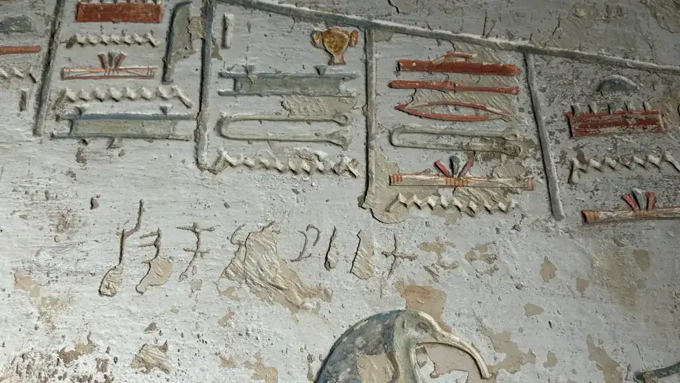 A 2,000-year-old graffiti tag inside the Valley of the Kings reveals a ...