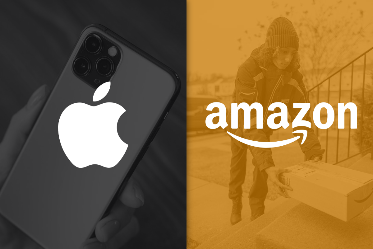 Better stock to buy right now: Amazon vs. Apple