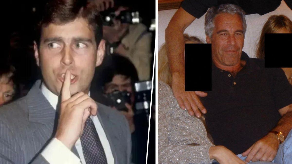 Ex-Prince Andrew seen lounging in a robe in unearthed Jeffrey Epstein ...