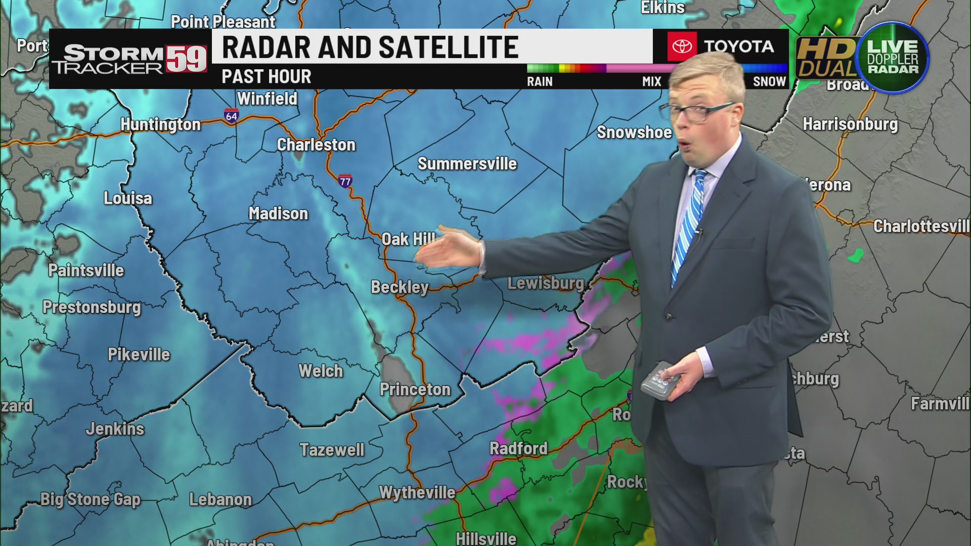 Snow squalls continue tonight - here's how much snow to expect