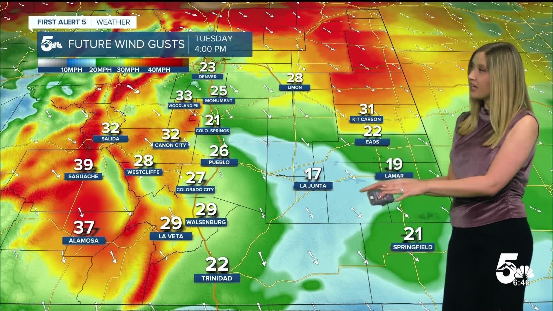 Temperatures rise 15 degrees above average on Tuesday and they don't ...
