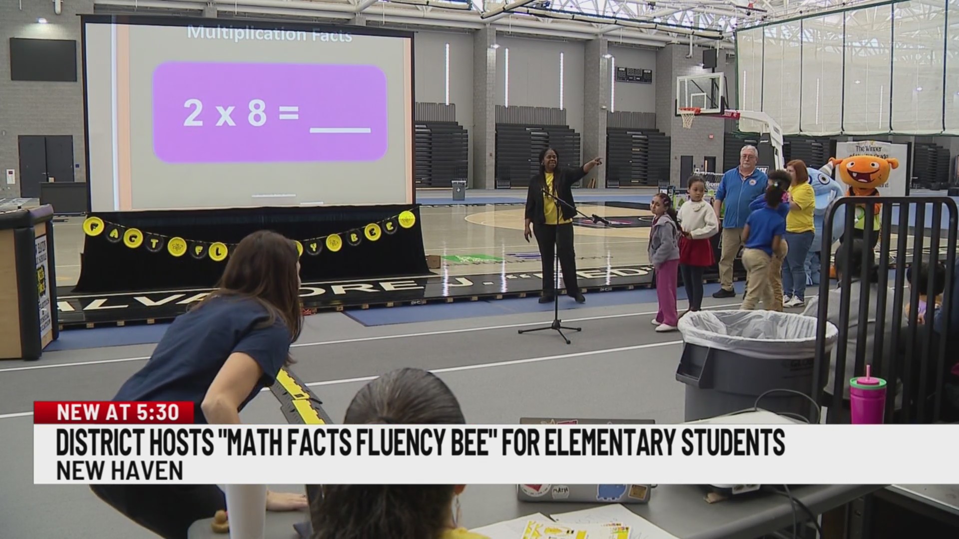 New Haven elementary school students compete in math bee