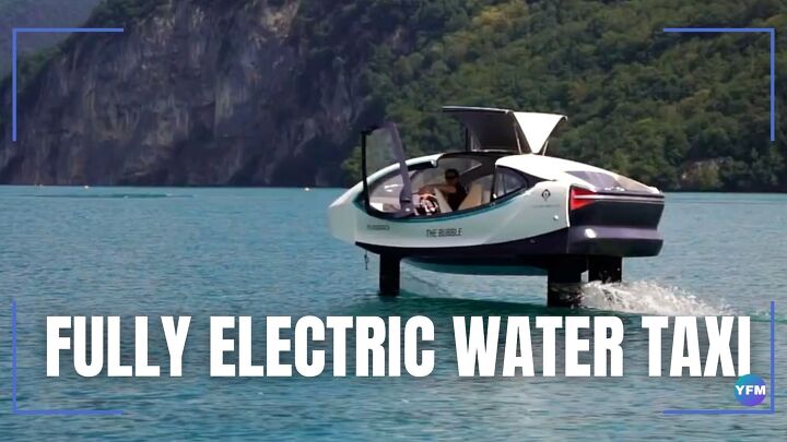 A fully electric hydrofoil water taxi