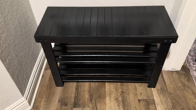 How to restore an old, worn-down shoe rack like new