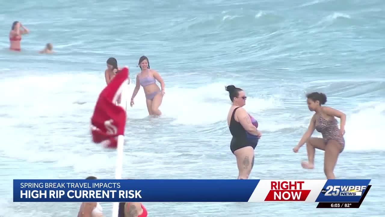 Palm Beach County Ocean Rescue urges caution during high rip current risk