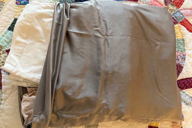 Packing clothes in pillow cases
