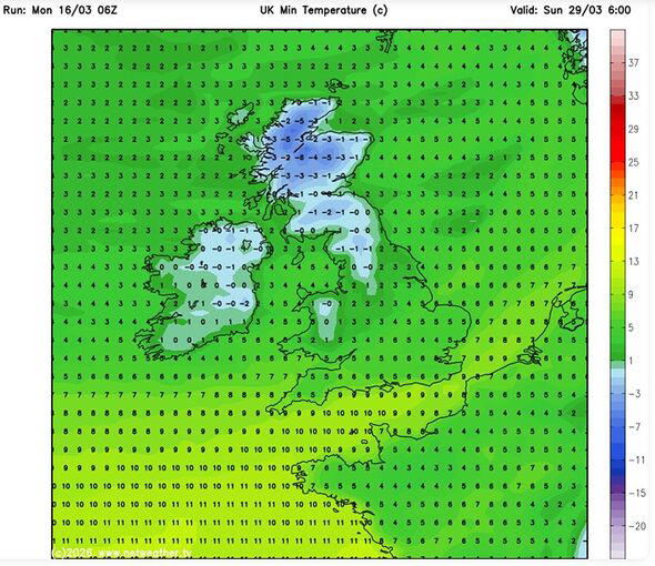 Snow maps show blizzard 'burying' 7 UK cities in bitter -6C Arctic ...