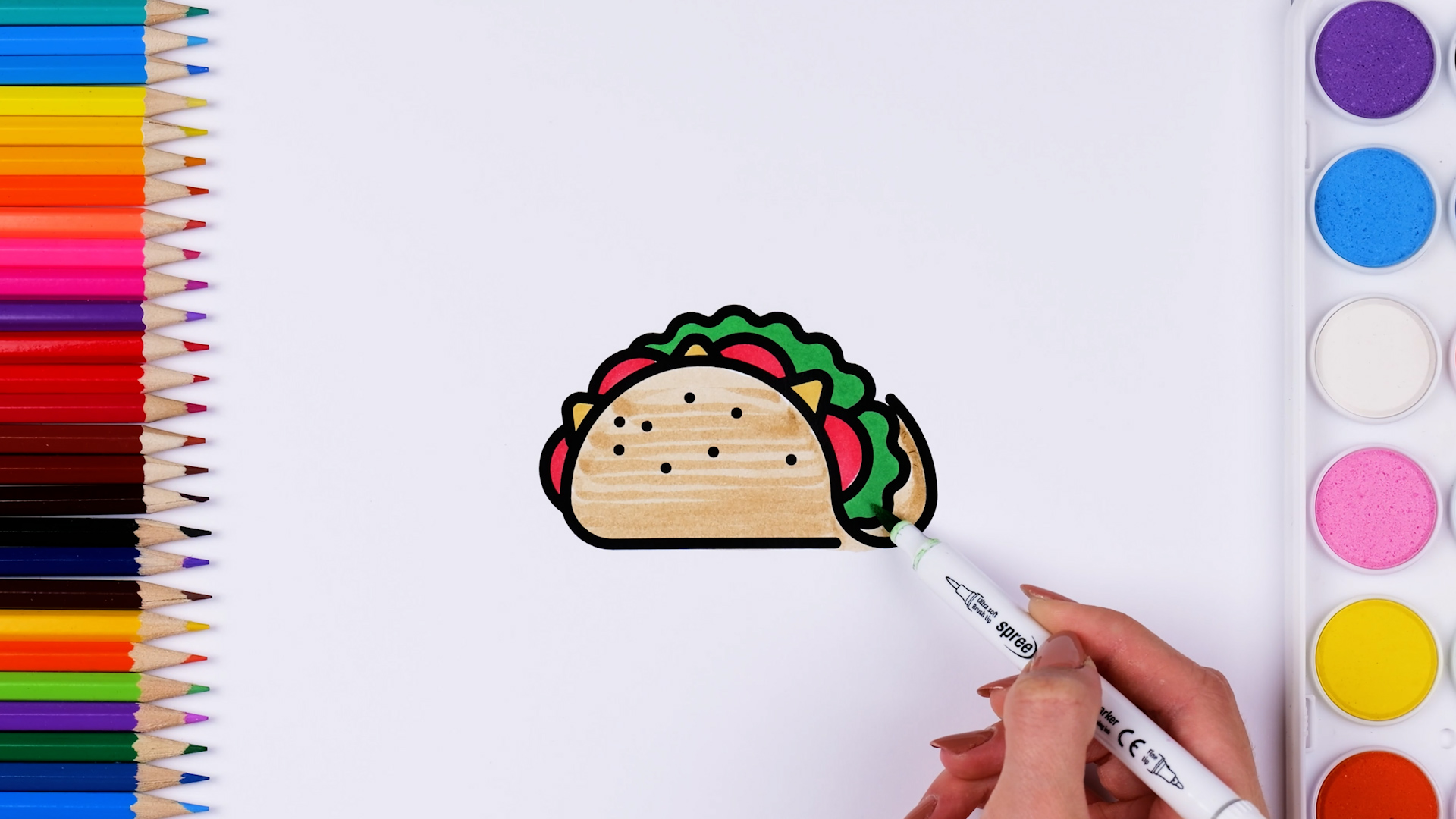 Learning colors and objects for kids