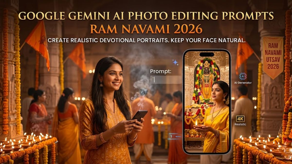 Google Gemini AI photo editing prompt for Ram Navami in 2026