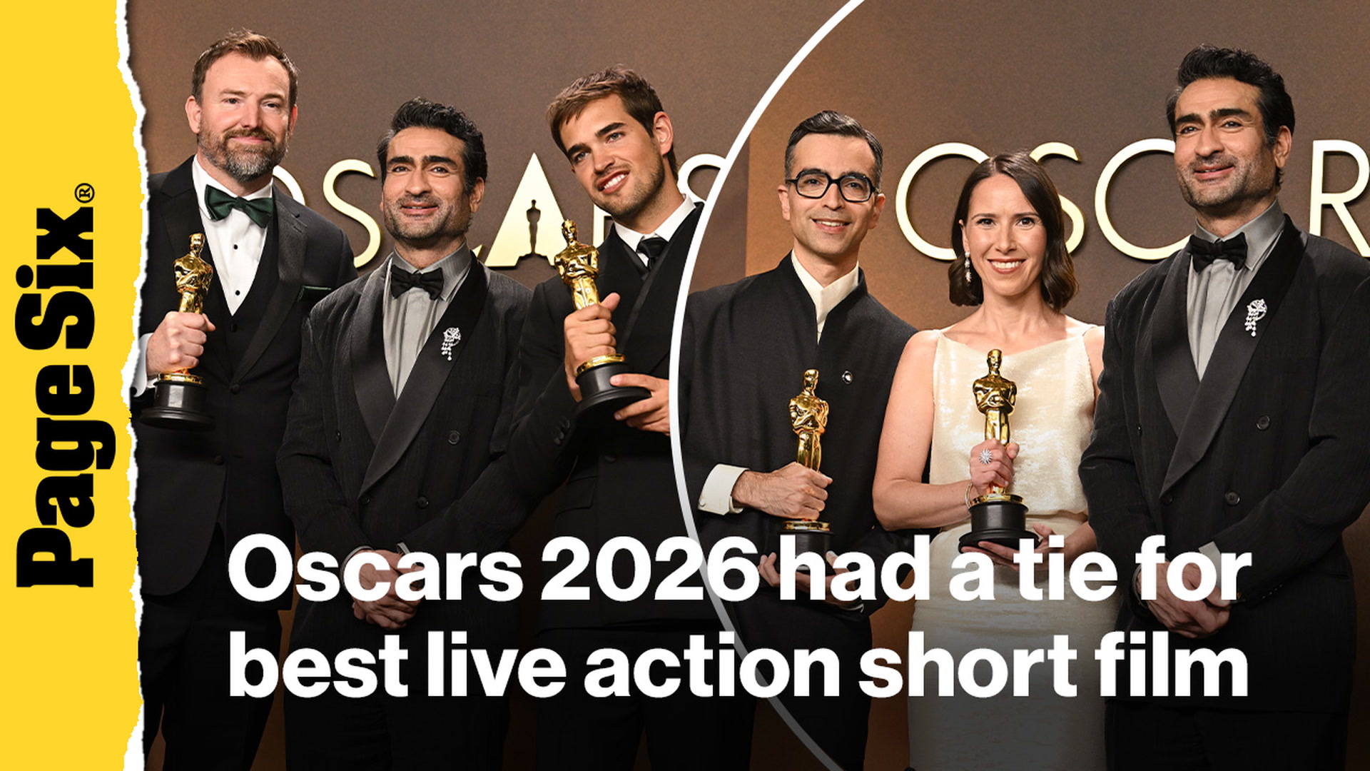 Oscars 2026 just had a tie for best live action