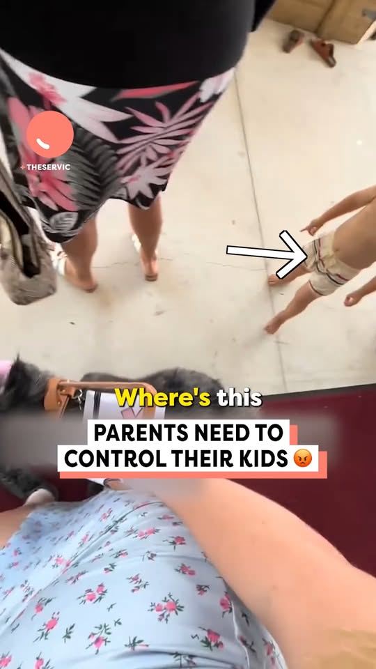 Service dog grabbed by unattended child