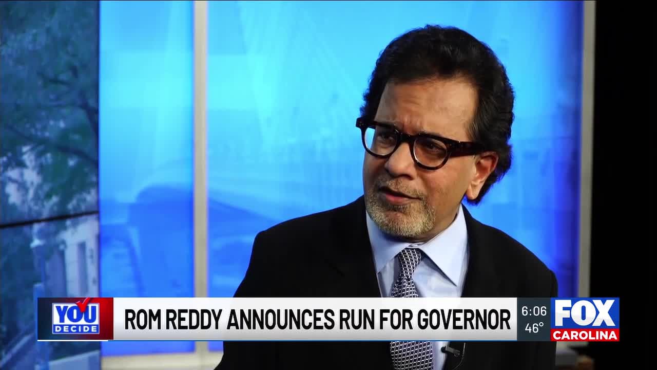 SC businessman Rom Reddy launches bid for governor, campaign says