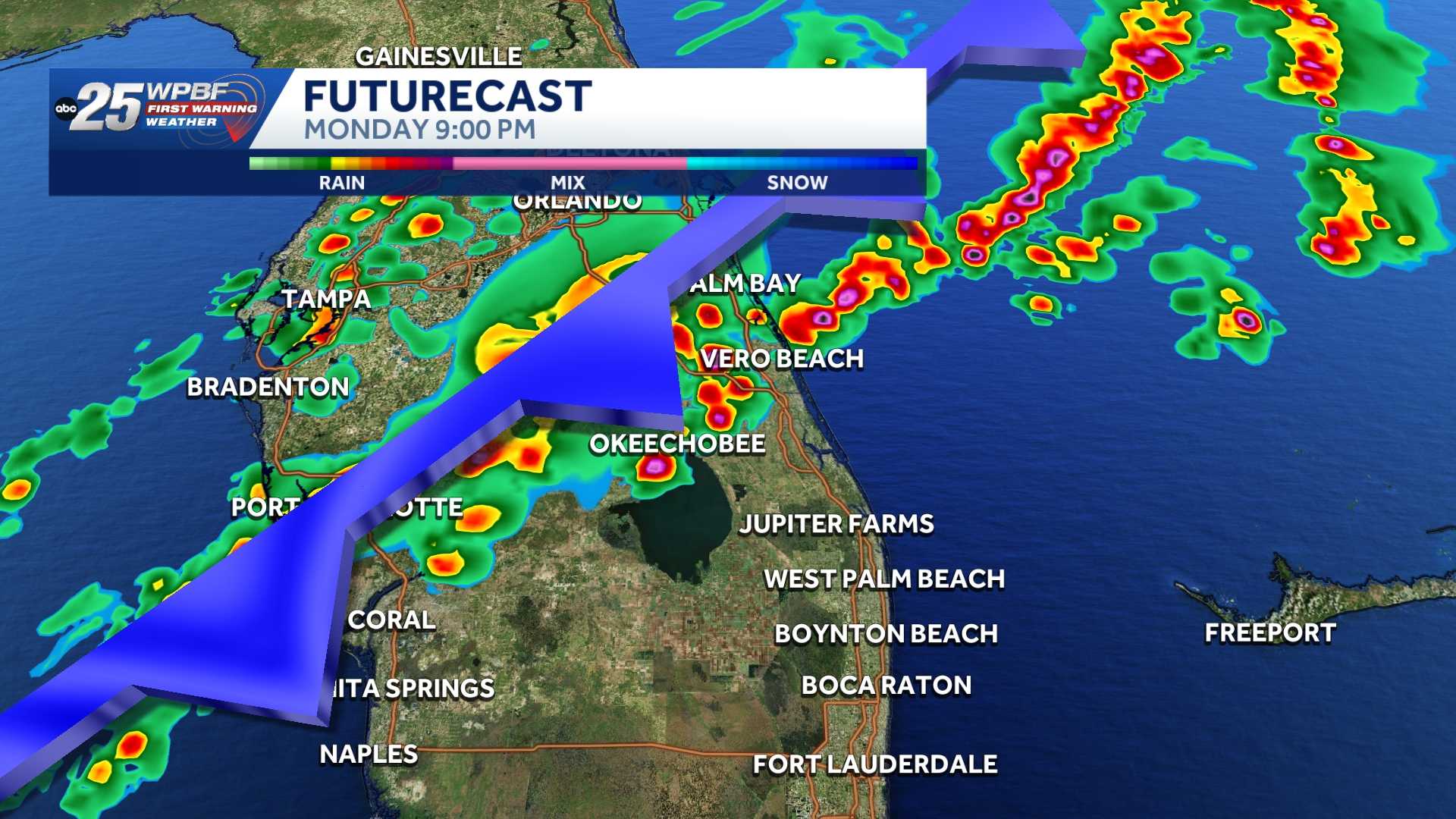 As rain moves into South Florida, temperatures expected to be cooler on ...
