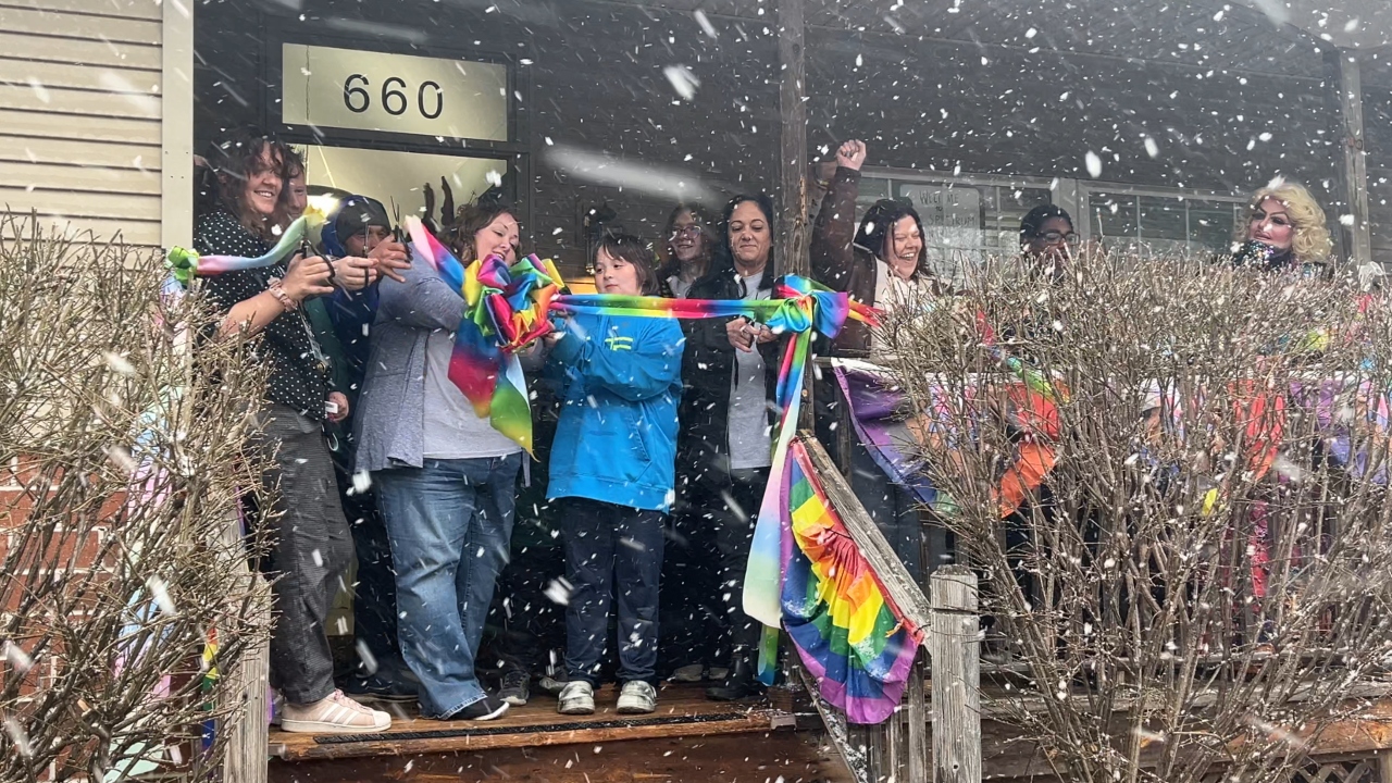Full Spectrum cuts ribbon on Ohio's only LGBTQ+ homeless shelter