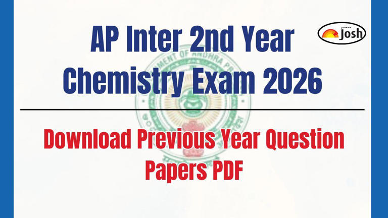 AP inter 2nd year chemistry exam 2026: Download previous year question ...