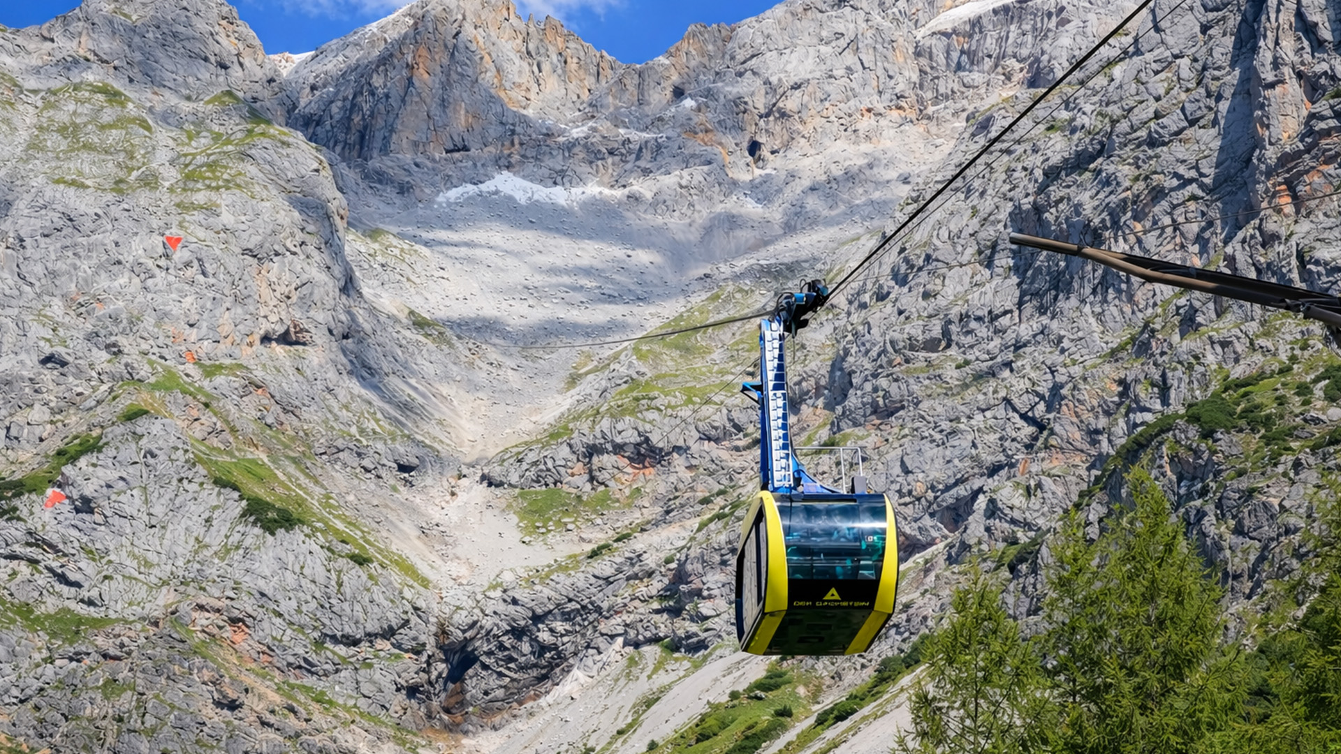 Dachstein Glacier Skywalk Austria alpine viewpoint (4K)