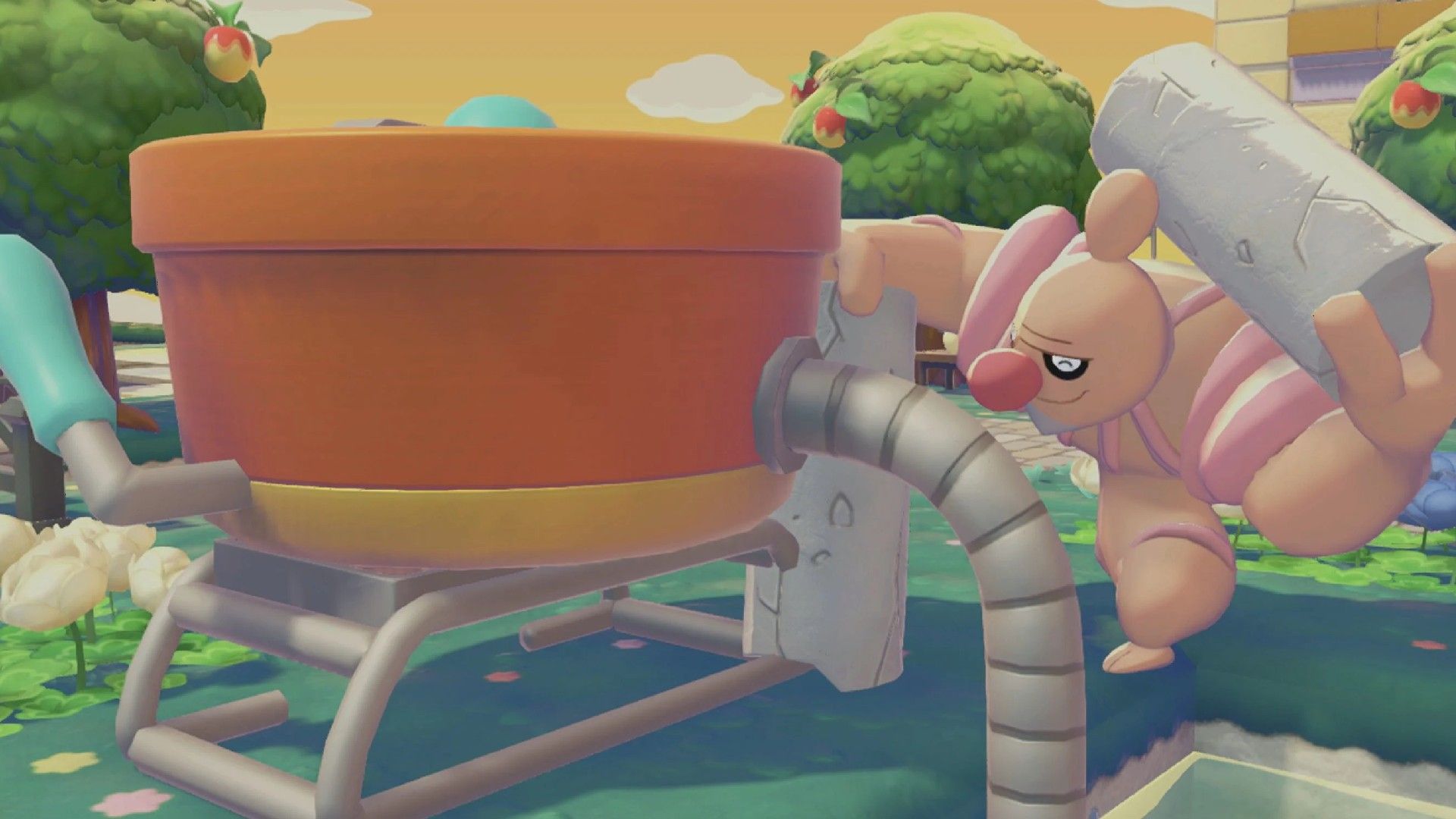 How to craft concrete in Pokopia