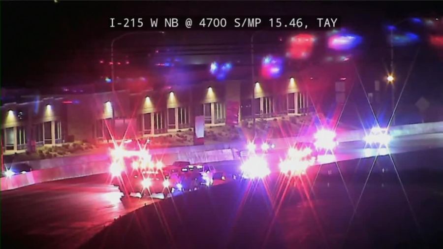 Traffic alert: Northbound I-215 closed near 4700 S due to police incident<br><br>