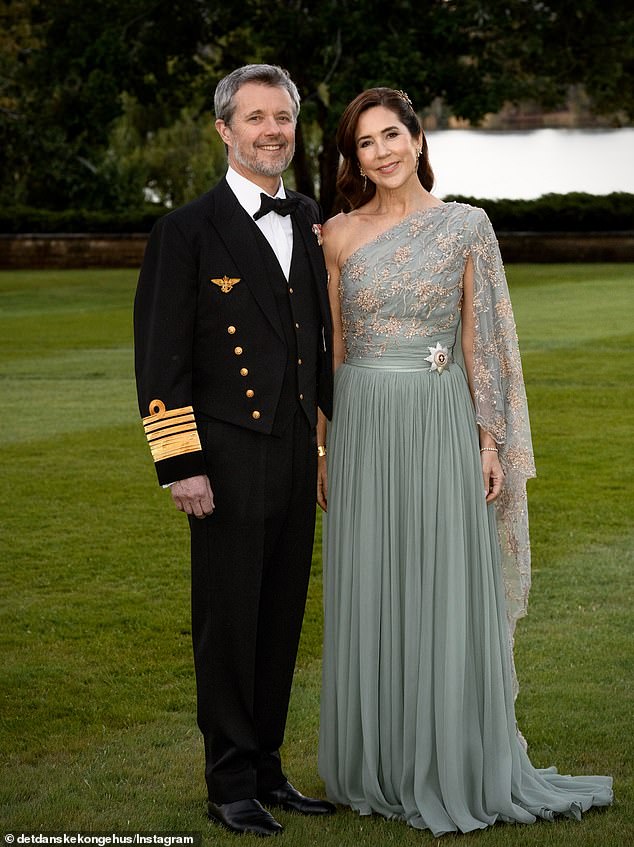 The hidden detail in the ball gown worn by Queen Mary at the state dinner in  Canberra: 'So clever'