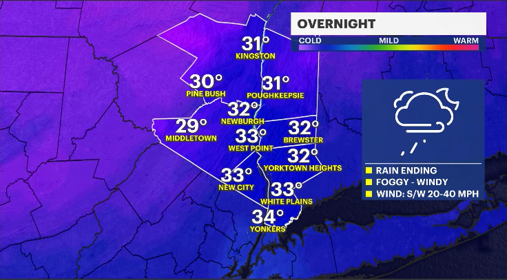 STORM WATCH: A cold front following a line of storms bring colder and ...