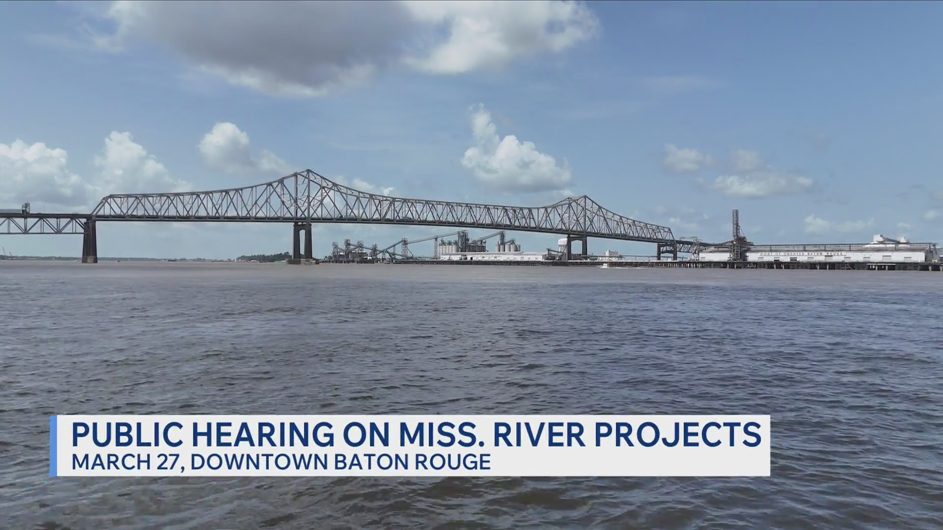 Public hearing on Mississippi River projects coming to Baton Rouge ...