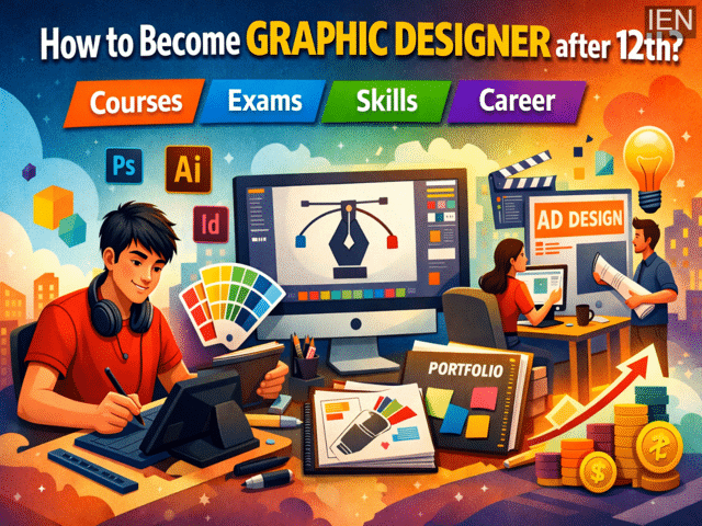 How to become a graphic designer after 12th: Courses, exams, skills and ...