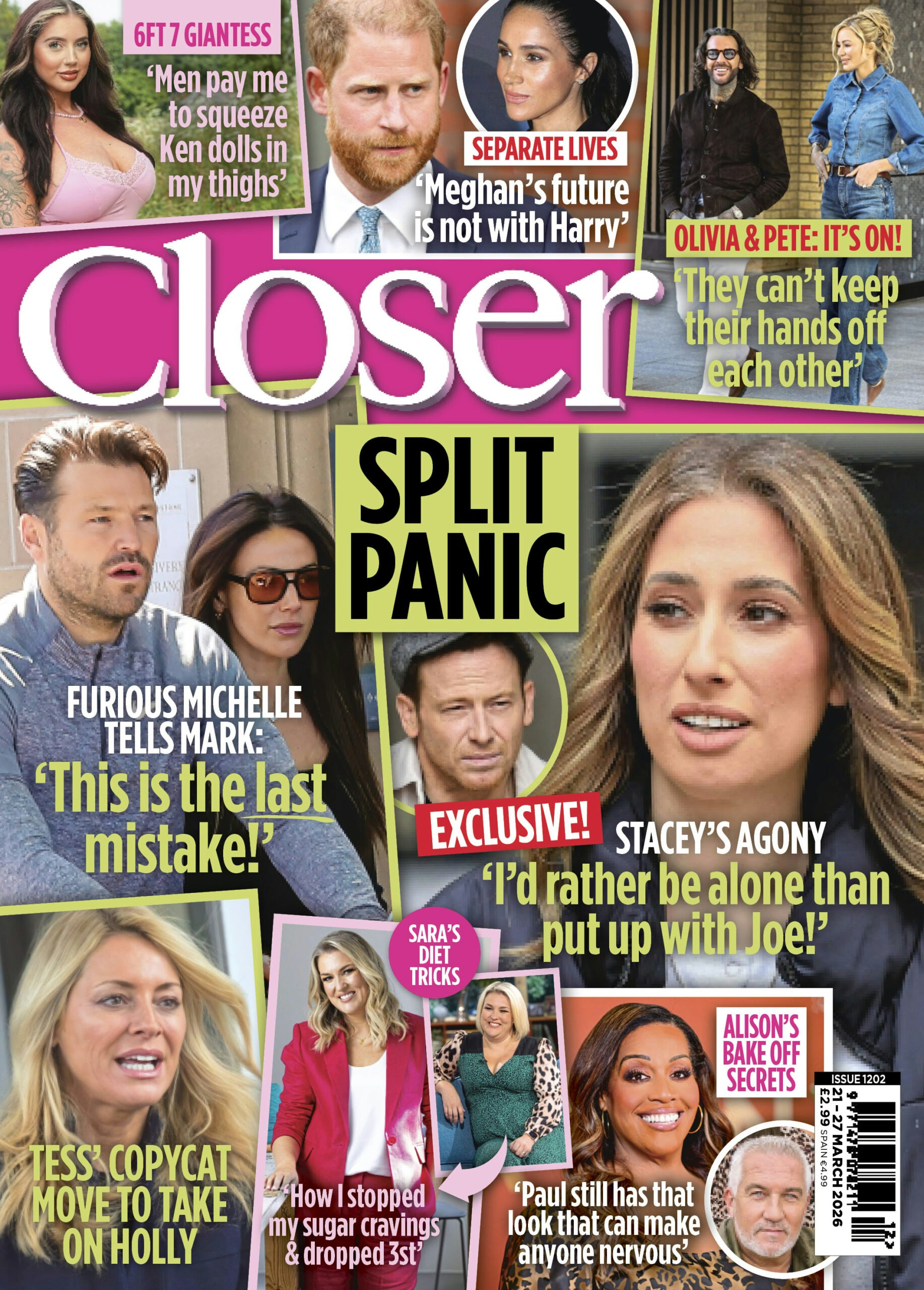 Stacey Solomon’s agony: ‘I’d rather be alone than put up with Joe Swash’