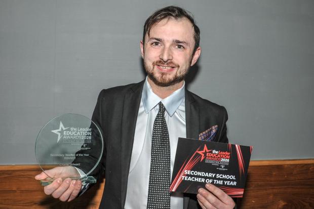 Leader Education Awards: Secondary school teacher of the year Charlie ...