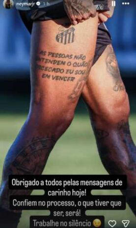 Post do Neymar (Reprodução: Instagram)