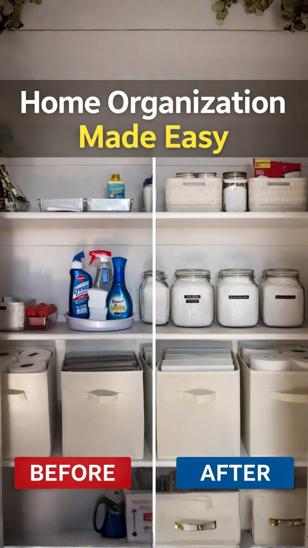 Home organization transformations laundry room closet and storage ...
