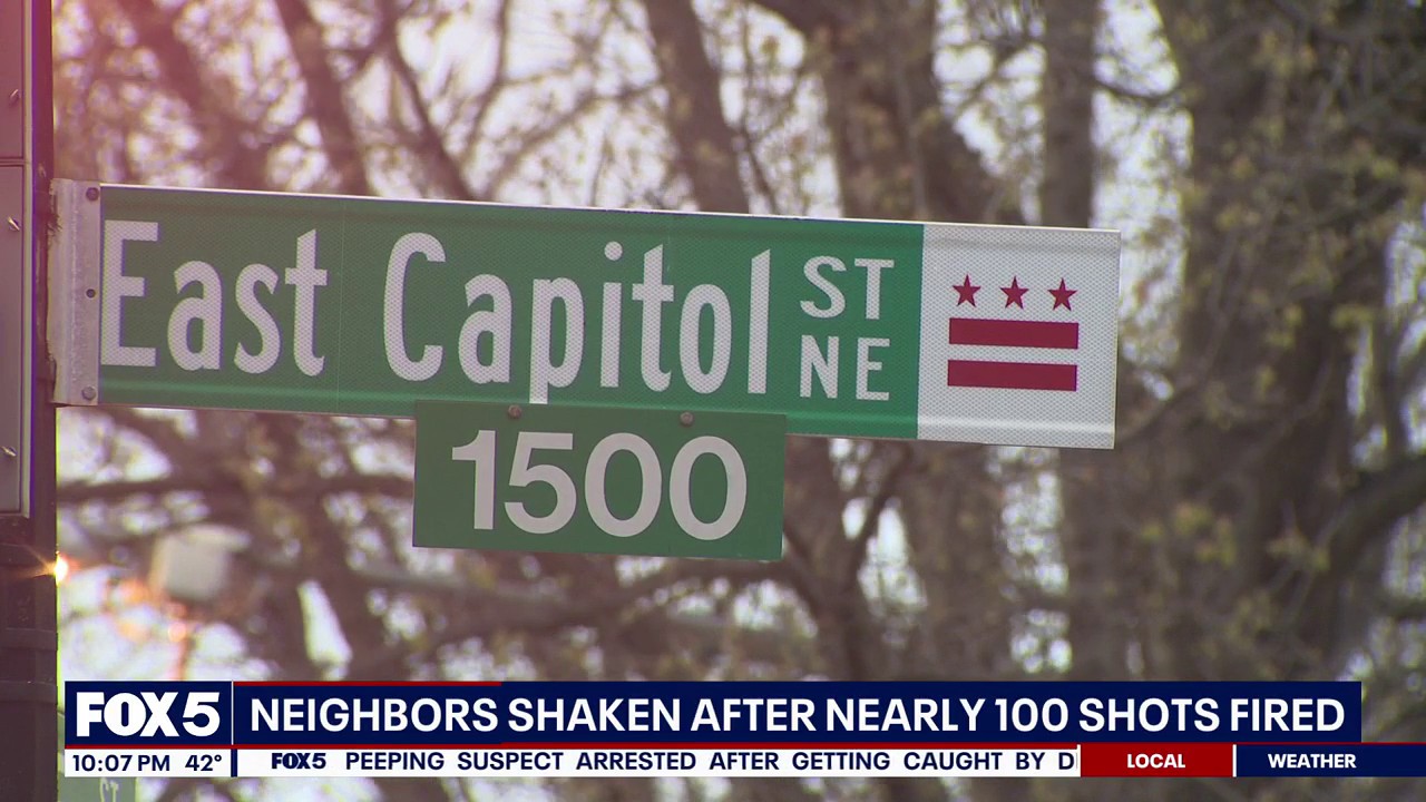 Neighbors shaken after nearly 100 shots fired in Northeast DC neighborhood