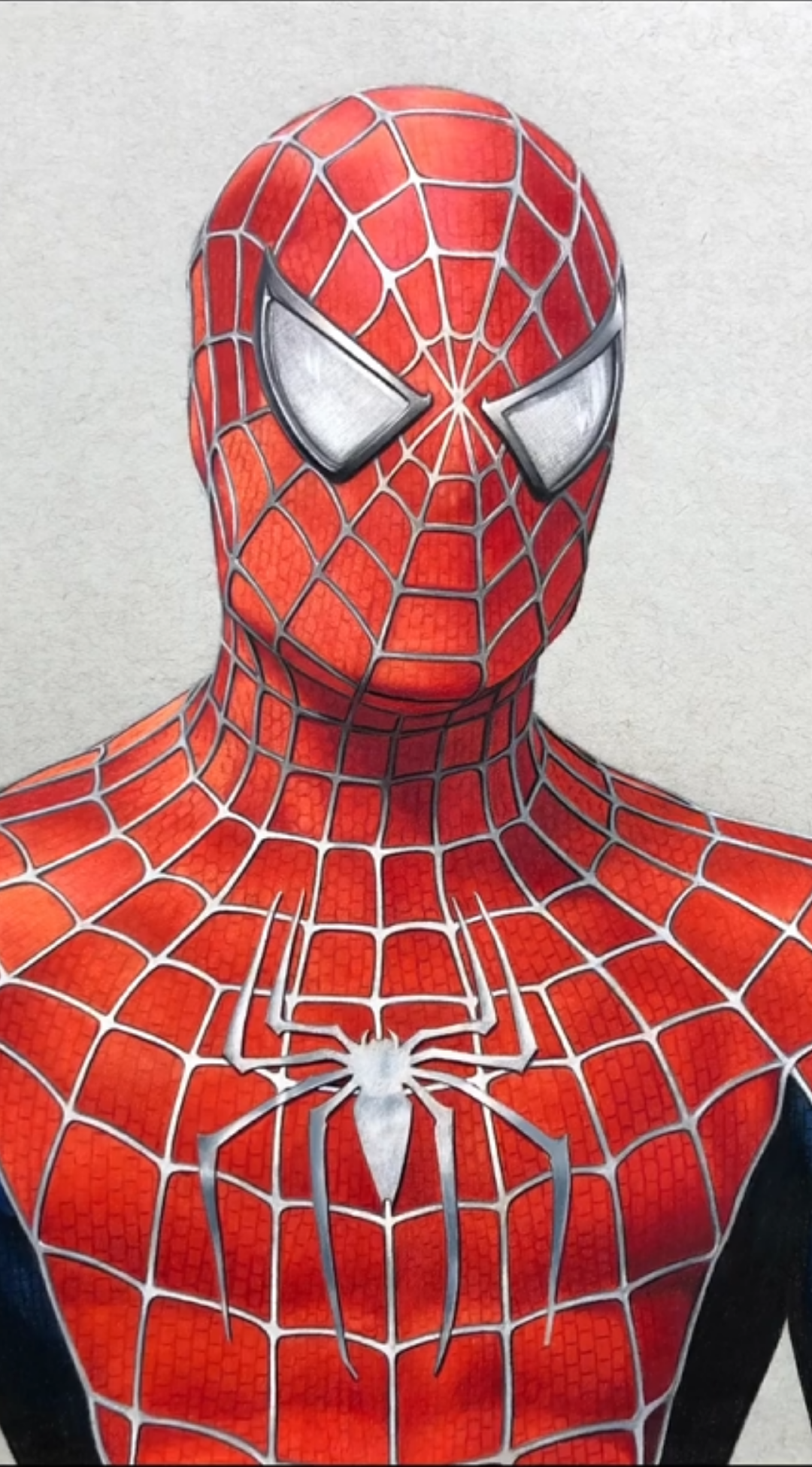 The secret behind this Spider-Man drawing