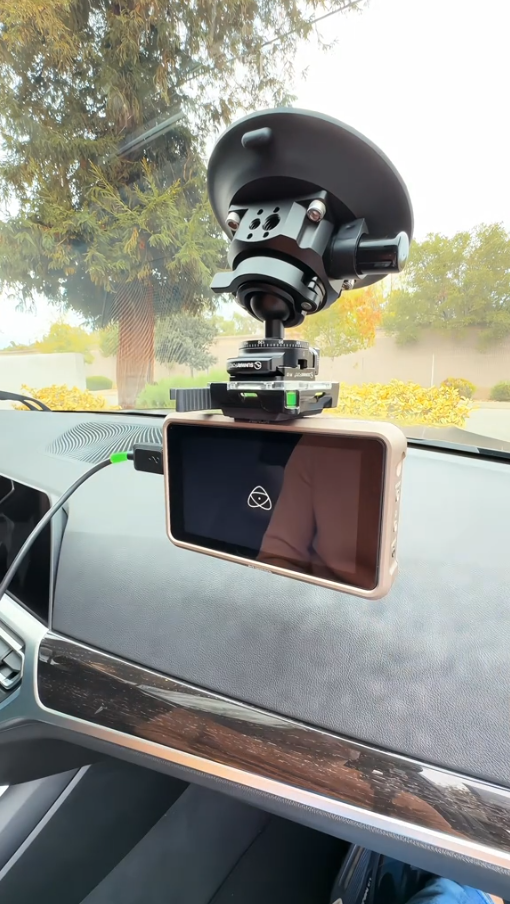 This ASMR camera car rig setup is so satisfying