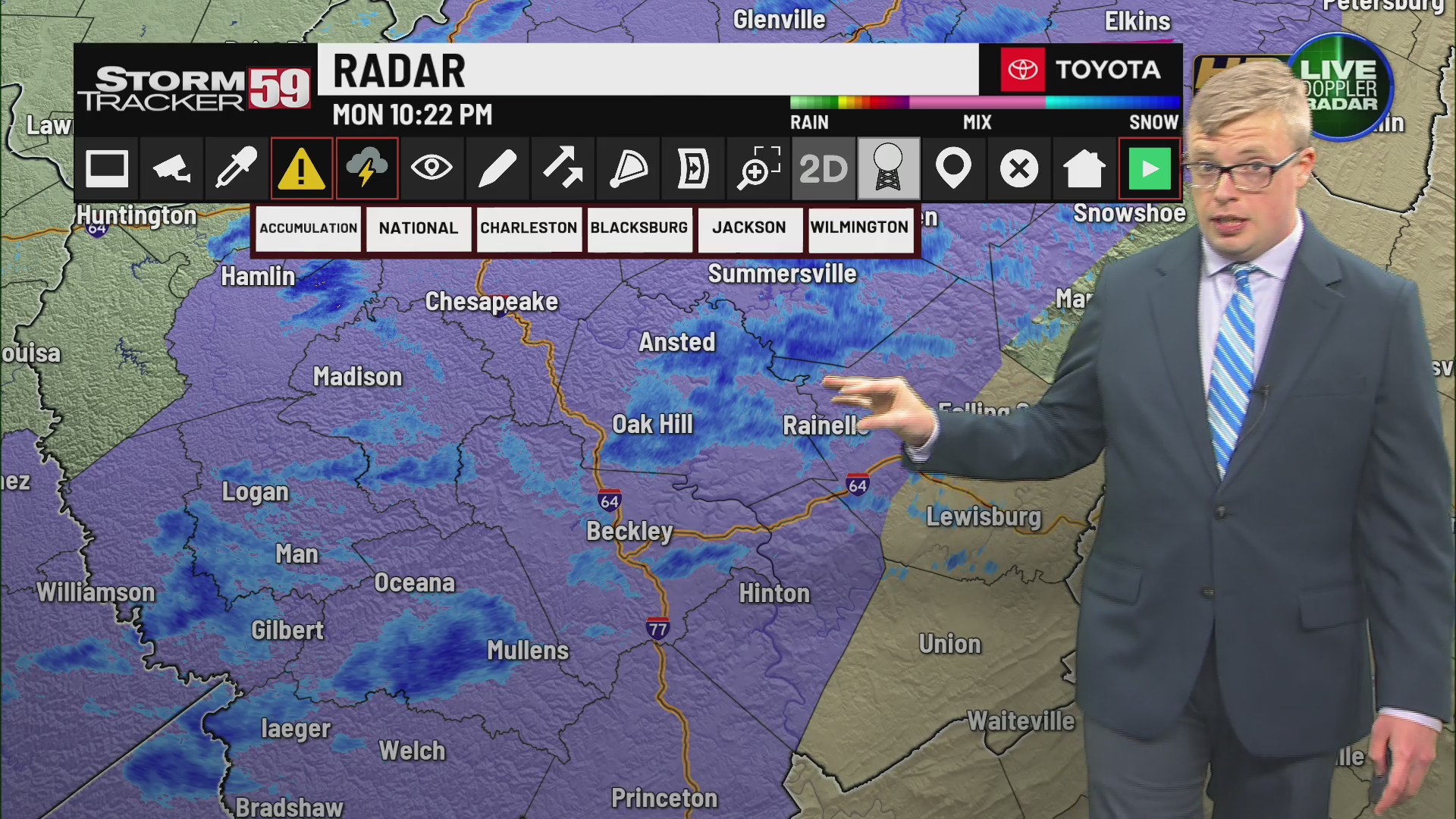 Snow squalls continue tonight - here's how much snow to expect