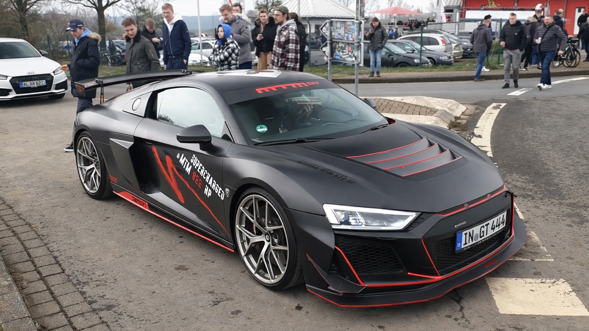 Millionaire brings Audi R8 to supercar meet
