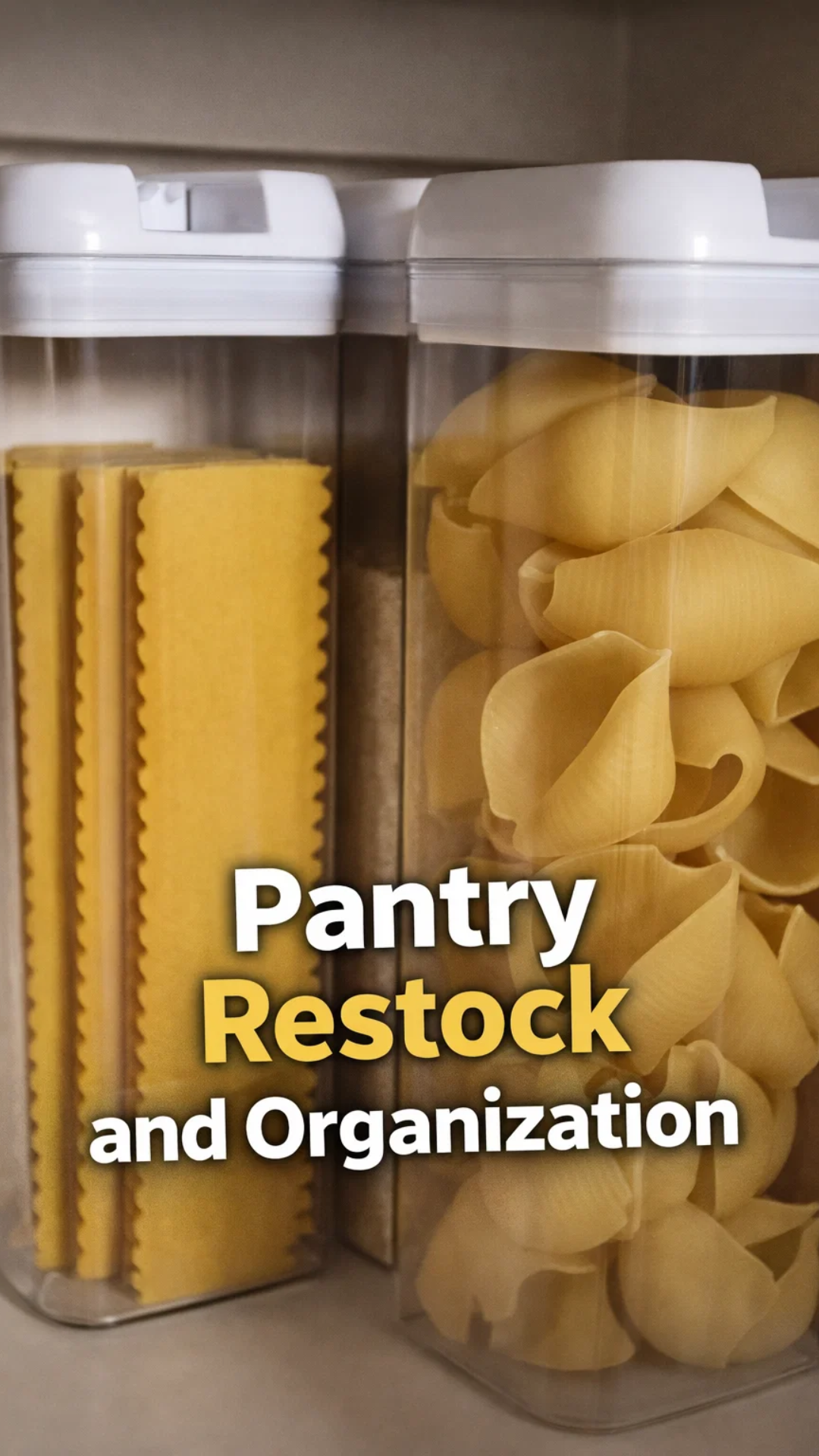 Pantry restock and organization ASMR satisfying snack setup ideas