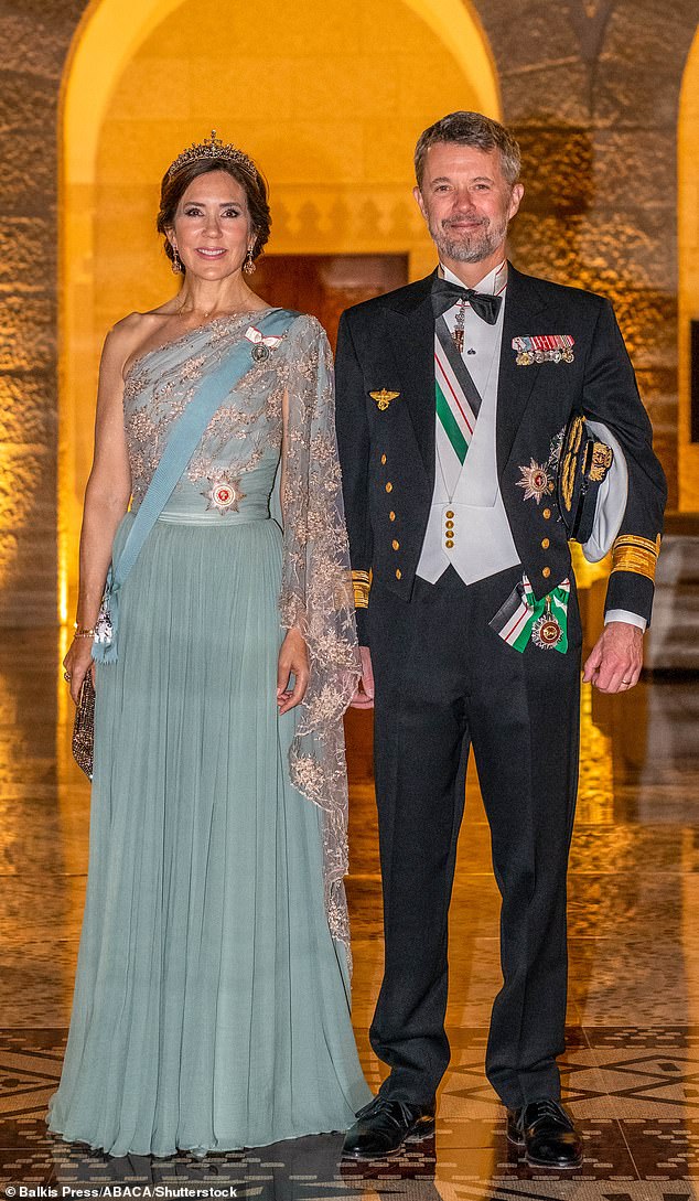 The hidden detail in the ball gown worn by Queen Mary at the state dinner in  Canberra: 'So clever'