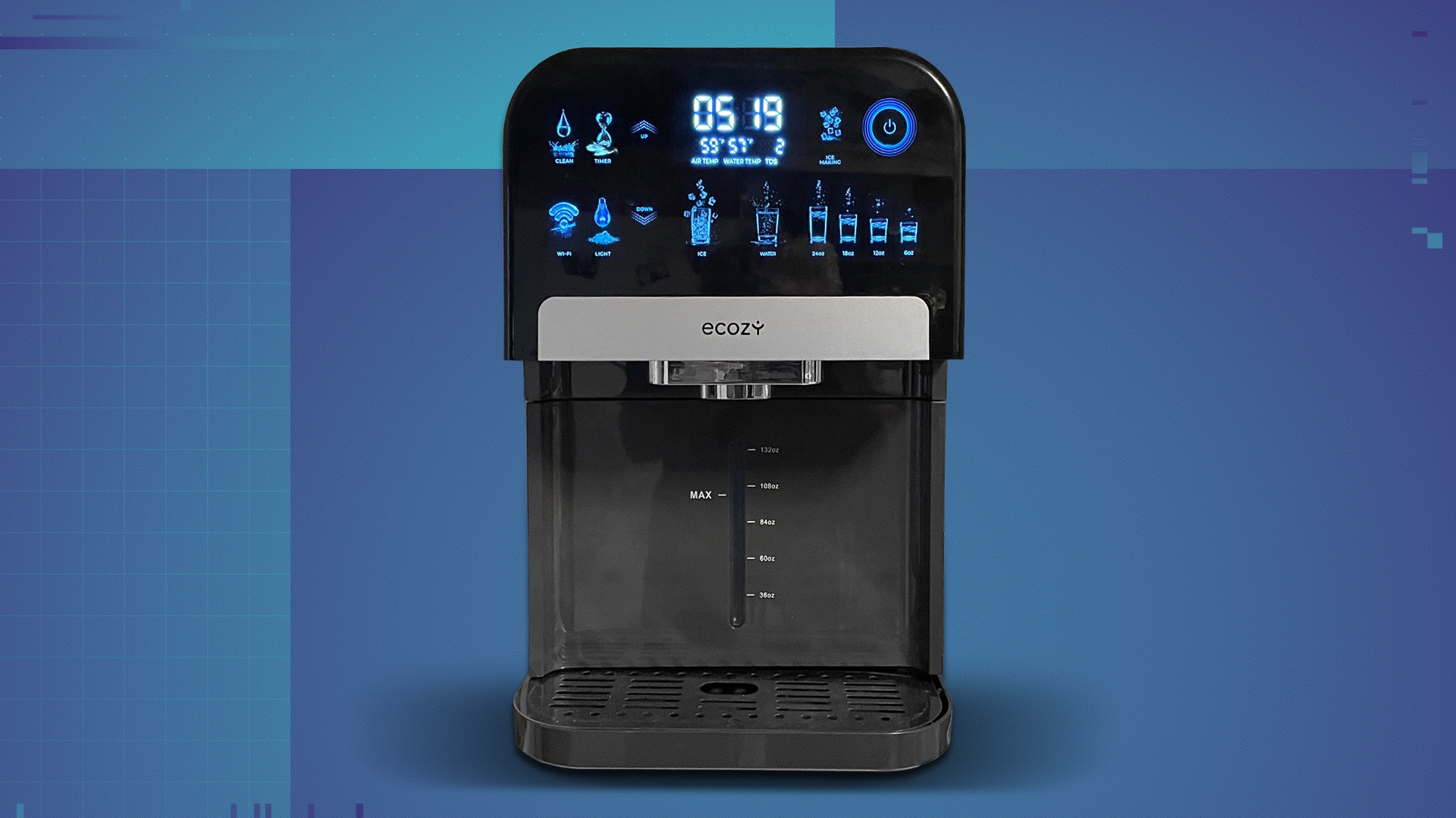 Ecozy nugget ice maker dispenser (IM-ND481B)