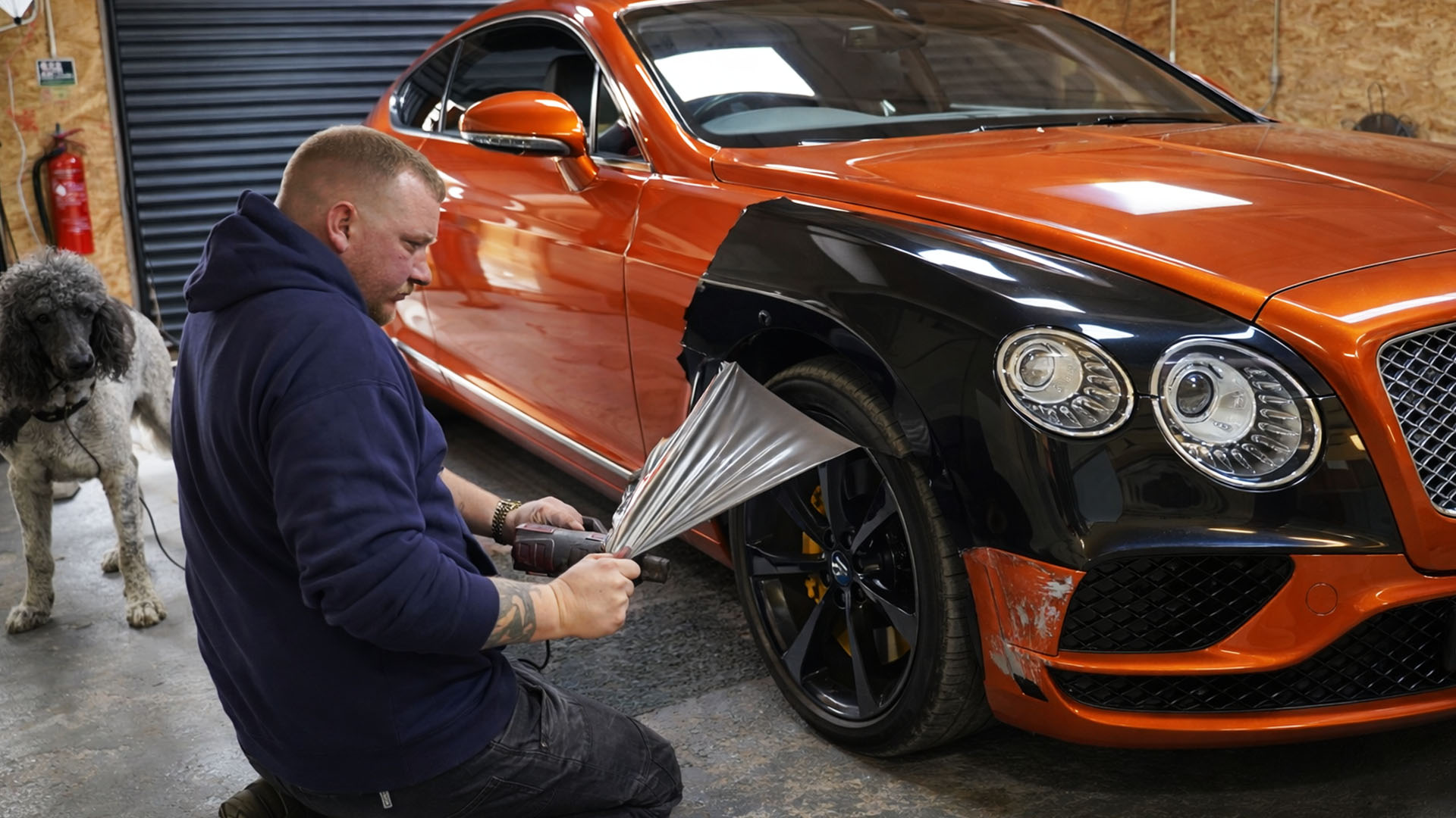 Removing Old Wrap Reveals This Bentley Condition