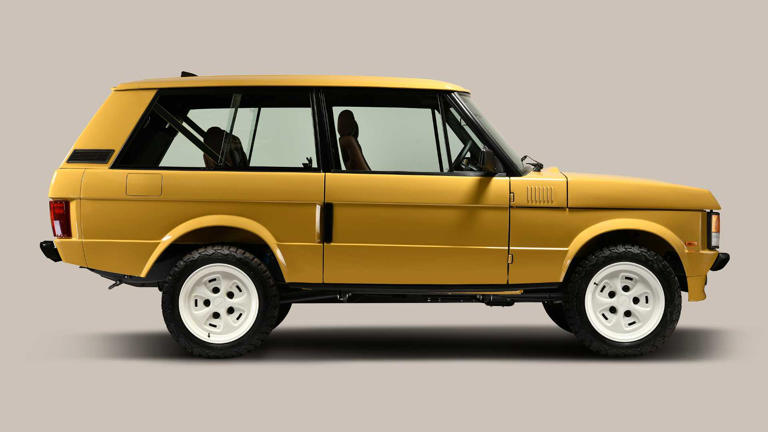 This banana yellow Range Rover is a 500-HP restomod that costs supercar ...