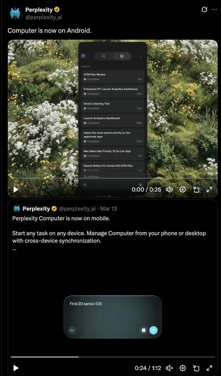 Perplexity Computer on Android: What is it, how to use and everything ...