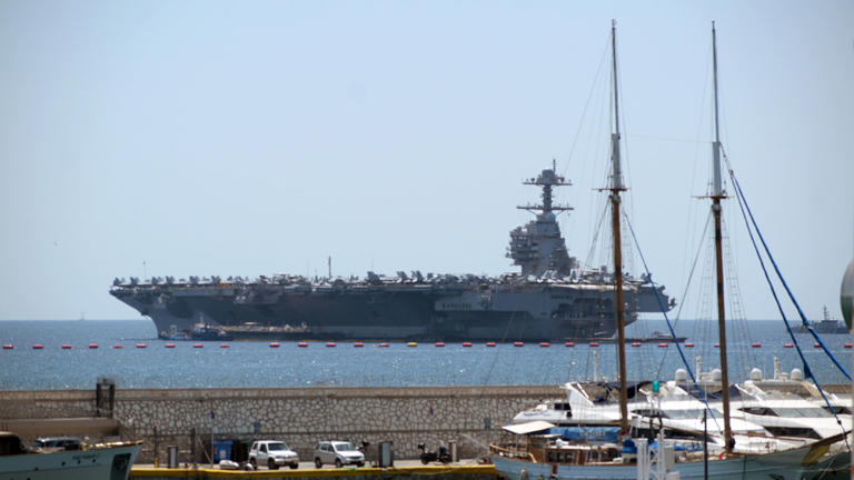 Το αμερικανικό αεροπλανοφόρο «Gerald R Ford» επιστρέφει στη Σούδα