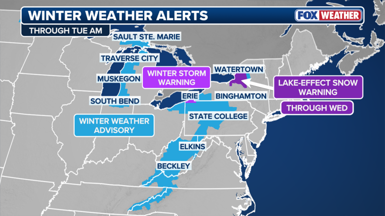 Arctic blast overspreads the Midwest and Great Lakes after monster ...