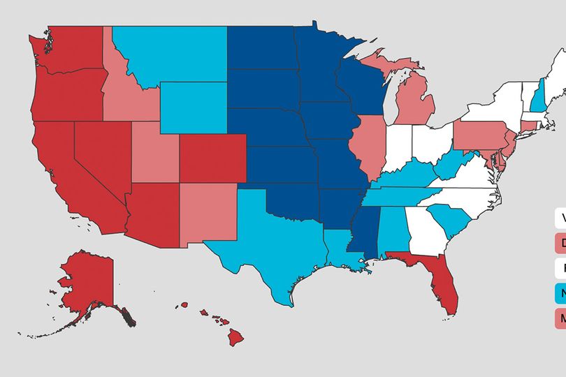 Gas prices hit $5 per gallon as Trump's swing states among the worst ...