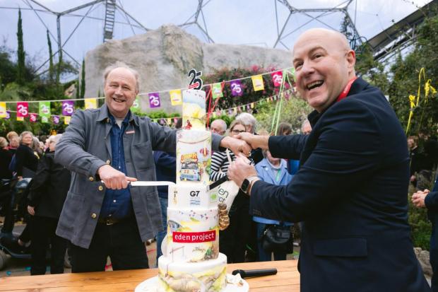 Huge milestone celebrated by the iconic Eden Project