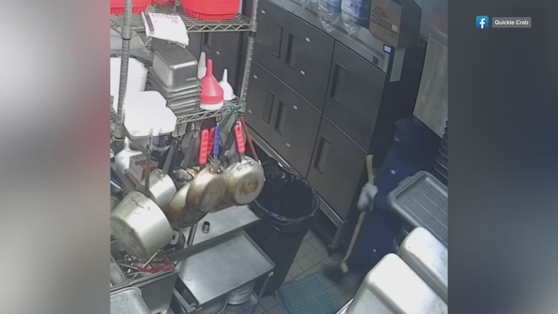 North Texas business asks for help after two people smashed their way ...