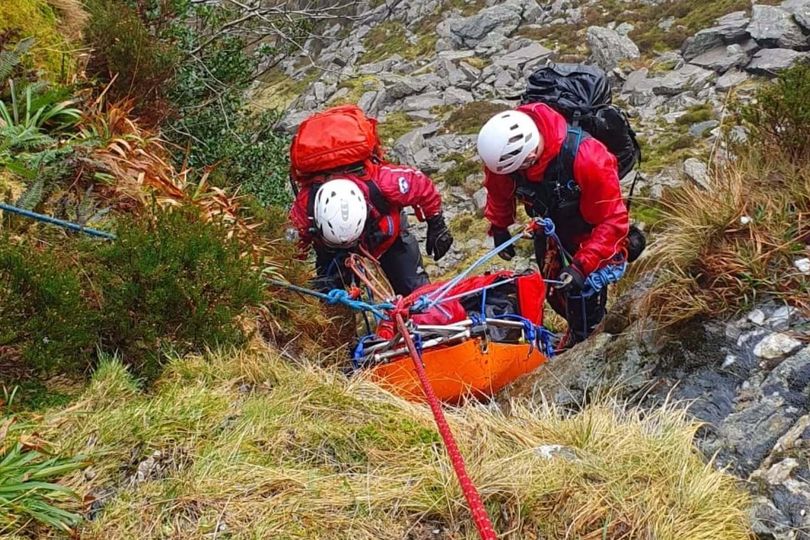 Seven-hour rescue operation after hiker's 10 metre fall in Eryri as ...