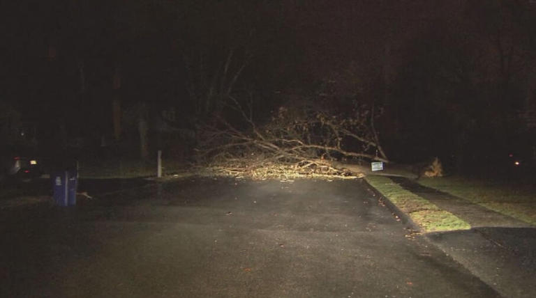 Tens of thousands without power after heavy rain, high winds